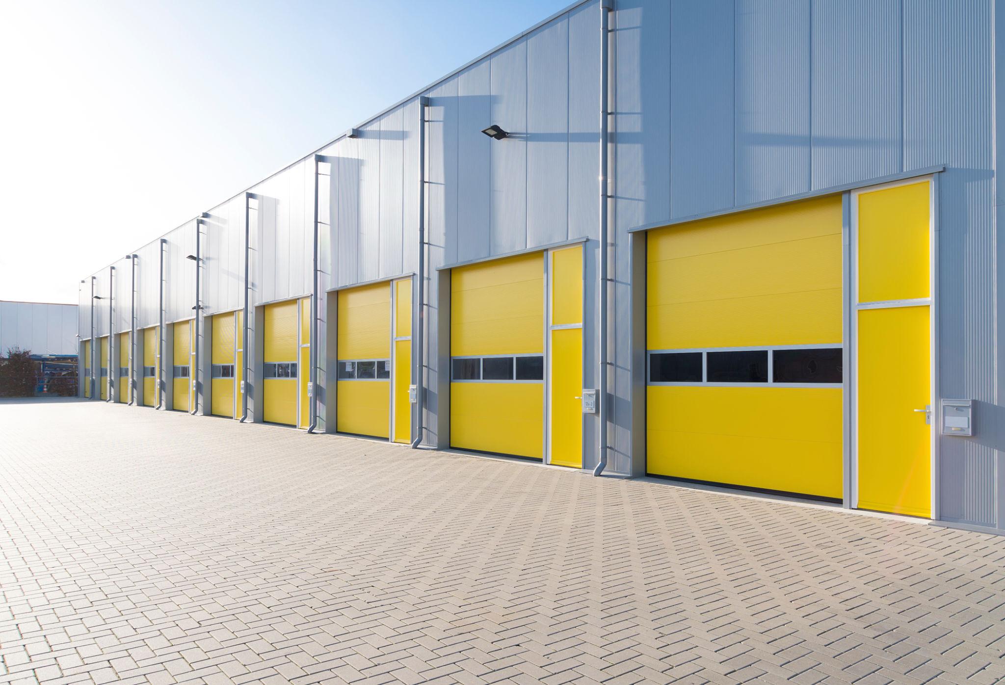 Large Industrial Warehouse with Loading Dock